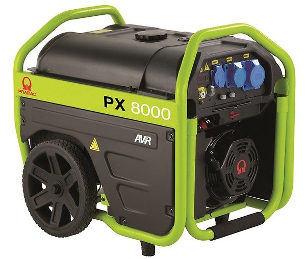 Pramac PX8000 verplaatsbaer benzine aggregaat